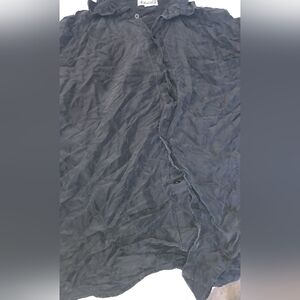 Naked Silk black button down shirt